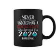 Never Underestimate Who Survived The Pandemic Dental Staff Coffee Mug