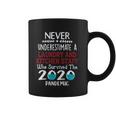 Never Underestimate Who Survived The Pandemic Laundry And Kitchen Staff Coffee Mug