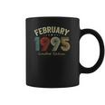 Vintage February 1995 26Th Birthday 26 Years Old Retro Gifts Coffee Mug