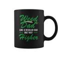 Vintage Weed Dad Like A Regular Dad Only Way Higher Fathers Day Coffee Mug