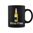 Virus Free Beer Bottle Coffee Mug