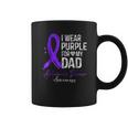 I Wear Purple For My Dad Alzheimer Disease Awareness Coffee Mug