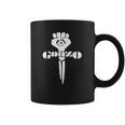 White Gonzo Fist Coffee Mug