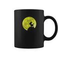 Wild Goat Lover Yellow Moon Dark Forest Funny Gift Coffee Mug