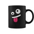 Wild Silly Crazy Eyes Zany Face Emojis Halloween Costume Coffee Mug