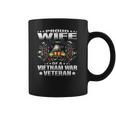 Womens Proud Wife Of A Vietnam War Veteran Military Vets Spouse Coffee Mug