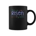 Womens He Is Risen Yall Southern Style Easter Christian Tee Coffee Mug