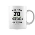 70Th Birthday Funny Gift Life Begins At Age 70 Years Old Coffee Mug