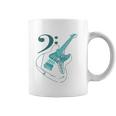 Bass With Clef Neon Bassists Bass Player Coffee Mug