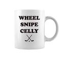 Campus Apparel Wheel Snipe Celly Funny Hockey Dangles Score Celebration Coffee Mug