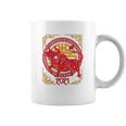 Chinese New Year Of Ox 2021 Ornamental Zodiac Bulls Coffee Mug