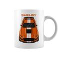 Ford Mustang Shelby Gt500 2020 2021 Twister Orange White Stripes Coffee Mug