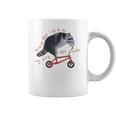 Funny Raccoon On Bike Do Silly Thing Coffee Mug