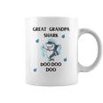 Great Grandpa Gift Shark Doo Doo Doo Coffee Mug