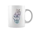 Illuminati Smoking Spliff Hand Stoner 420 Coffee Mug