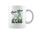 Irish Lass Full Of Sass Funny St Patricks Day Pinup Girl Coffee Mug