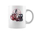 Kawaii Pastel Goth Art Cute Demon Cats Pentagram Fries Chill Coffee Mug