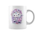 Kawaii Pastel Goth Cute And Creepy Axolotl Knife Coffee Mug