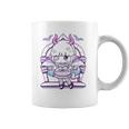 Kawaii Pastel Goth Cute Creepy Girl And Bats Coffee Mug