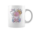 Kawaii Pastel Goth Voodoo Doll Cute Creepy 3 Headed Dog Coffee Mug