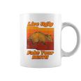 Live Ugly Fake Your Death Retro Coffee Mug