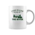 Living In A Van Down By The River Summer Camping Home Coffee Mug