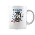 I Love My Bluetick Coonhound Dog Lover Paws Print Coffee Mug