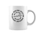 Messy Bun Coffee Run Gangsta Rap Mom Life Coffee Mug