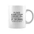 Monorail Please Stand Clear Of The Doors Coffee Mug