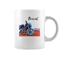 Motorcycle Travel Adventure Photo Art Triumph Moto Bike Coffee Mug