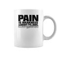 Navy Seals Pain Is Weakness Leaving The Body Coffee Mug