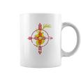 New Mexico State Flag Elk Hunting Zia Symbol Design Coffee Mug