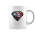 Official Philadelphia Eagles And Philadelphia Phillies Superman American Flag Layer Simpson Shirt Coffee Mug