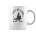 Prestige Worldwide Funny Cool Boats And Hoes Graphic Coffee Mug