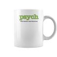 Psych Title Heather Ringer Coffee Mug