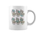 Pug Dog Wearing Face Social Distancing Gift Coffee Mug