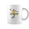 Purple Los Angeles Lebron Air Pic Coffee Mug