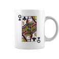 Queen Of Clubs Blackjack Playing Cards Coffee Mug