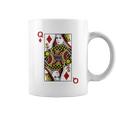 Queen Of Diamond Cards Poker Q Coffee Mug