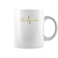 Reggae Music Heartbeat Rastafari Rasta Gift Coffee Mug