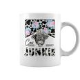 Retro Cow Junkie Highland Cow Floral Western Country Cowgirl Coffee Mug