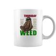 Sloth Stoner Thursday Marijuana Weed Ganja Gift Coffee Mug