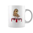 Smileteesanim Funny Sloth On Trampoline Coffee Mug