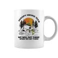 Snoopy Hiking Team We Will Get There When We Get There T-Shirt Coffee Mug