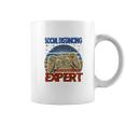 Social Distancing Expert Gamer Vintage Coffee Mug