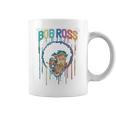 Teelocity Bob Ross Paint Drip Graphic Coffee Mug