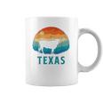 Texas Longhorn Cow Vintage Texan Cattle Herd Retro Coffee Mug