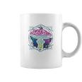 Trippy Sacred Geometry Mushroom Coffee Mug