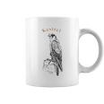 Vintage Kestrel Raptor Sparrow Hawk Art Coffee Mug