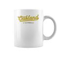 Yellow Vintage Retro Oakland California Bay Area Coffee Mug